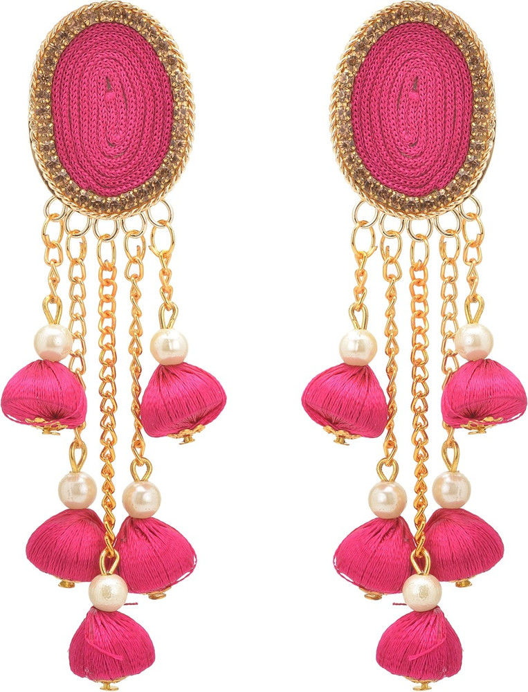 Flipkart Buy ZEPHYRR Ethnic Golden Alloy Drop Dangle
