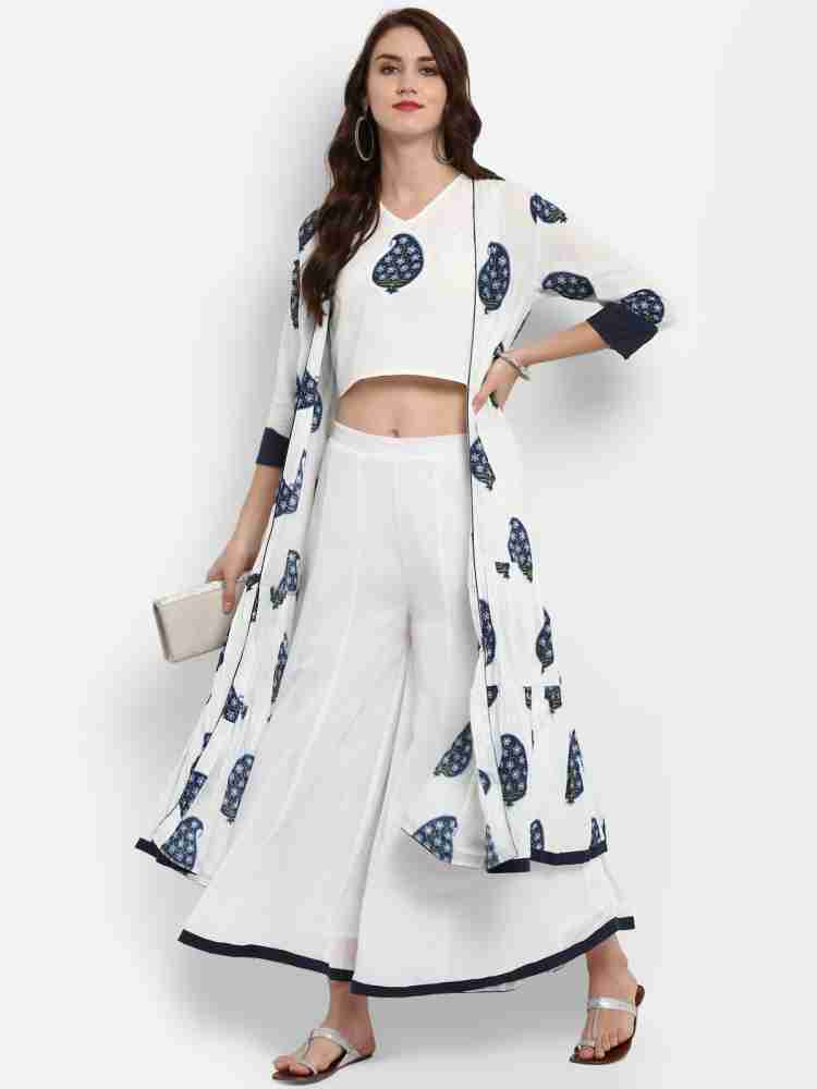 Palazzo pants hotsell with tops flipkart