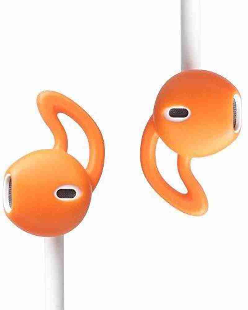GADGETSWRAP Orange Silicon Cover for Earpods In The Ear