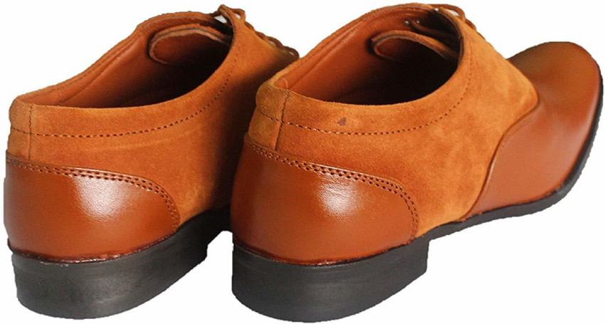 Coralhawk Formal Shoes Shower Tan Genuine Leather Corporate