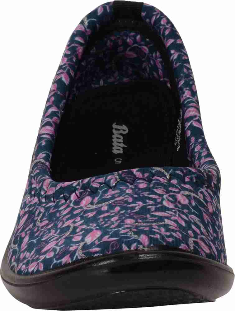 Bata floral shop print shoes