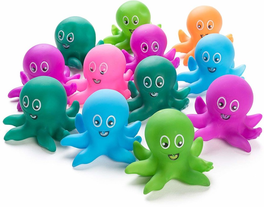 Octopus store rubber toy