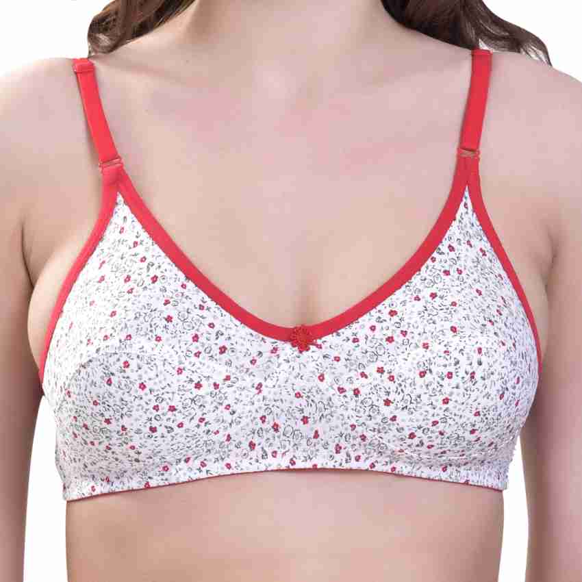 SKY BEAUTY Cotton Fabric Women T-Shirt Non Padded Bra - Buy SKY BEAUTY  Cotton Fabric Women T-Shirt Non Padded Bra Online at Best Prices in India