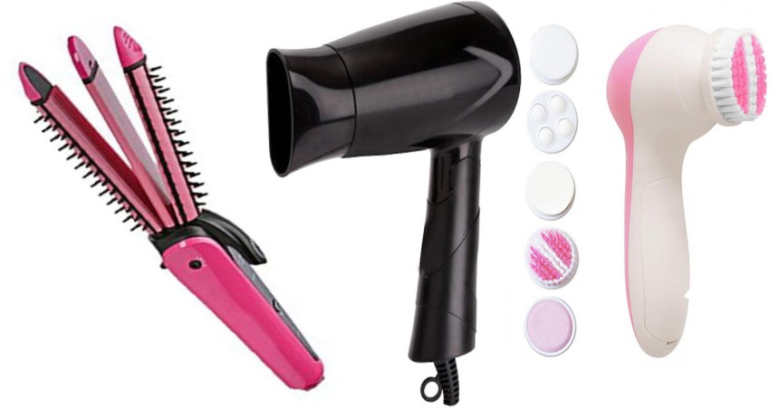 Philips hair dryer straightener hotsell curler combo