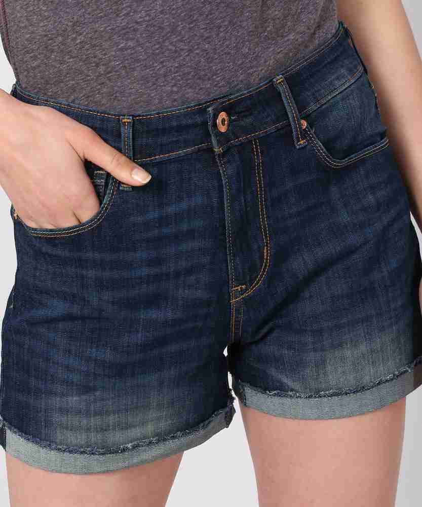 Women's denizen jean shorts best sale
