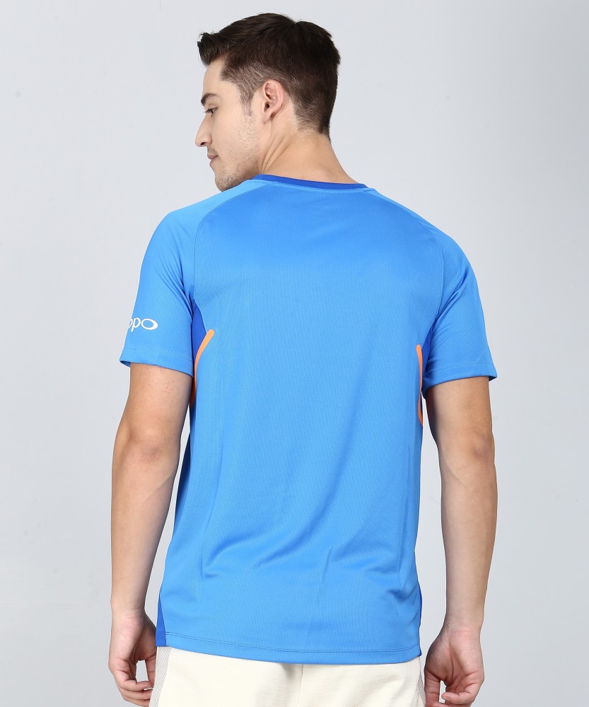 Buy Nike Men Blue Solid INDIA Stadium Home Football Jersey - Tshirts for  Men 2119613