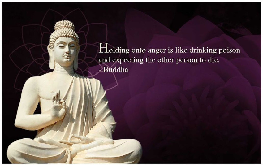 God Buddha Poster for room Paper Print Religious Quotes