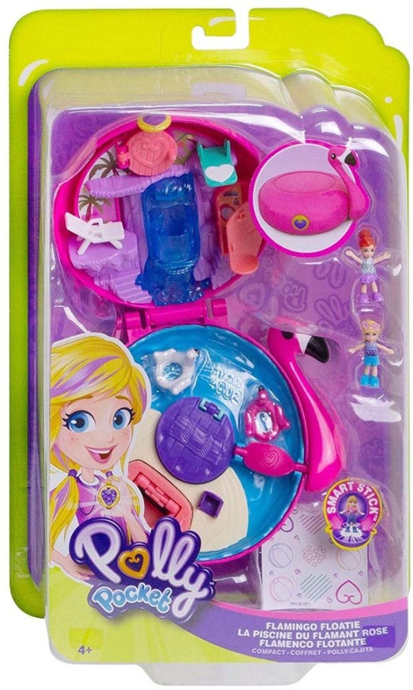 Polly pocket flamingo cheap floatie compact