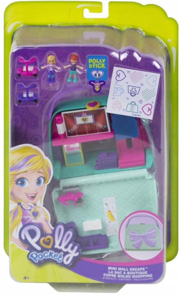 Polly Pocket Mini Mall Escape Compact Theme Big Pocket World, - Mini Mall  Escape Compact Theme Big Pocket World, . Buy MINI MALL toys in India. shop  for Polly Pocket products in