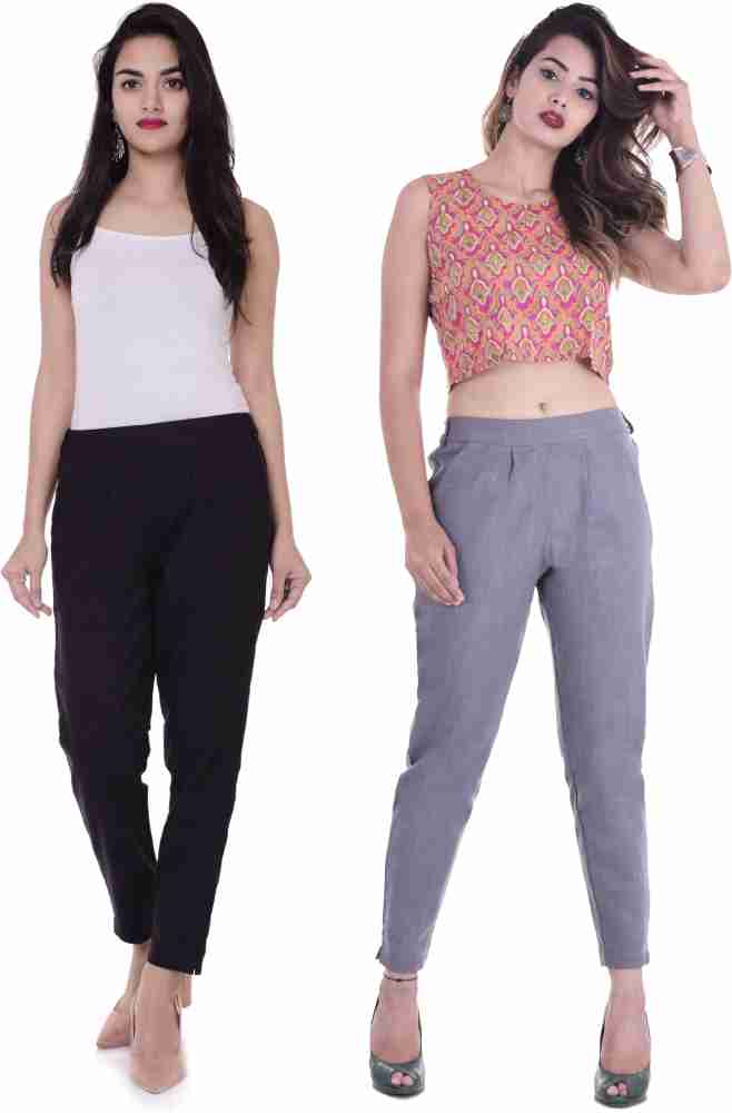 Buy Neelo Kurti Bottom Wear Slim Fit Women/Women Trouser Pants