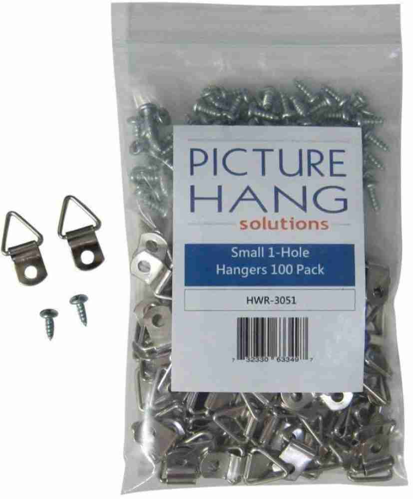 500Pcs D Rings for Picture Hanging 22x11mm Picture Hanger Canvas Hook Photo  Frame Hanging Hook Small Lashing Ring for Business License Cross Stitch  Artwork Sculpture Wall Clock Mirror Painting (Black)