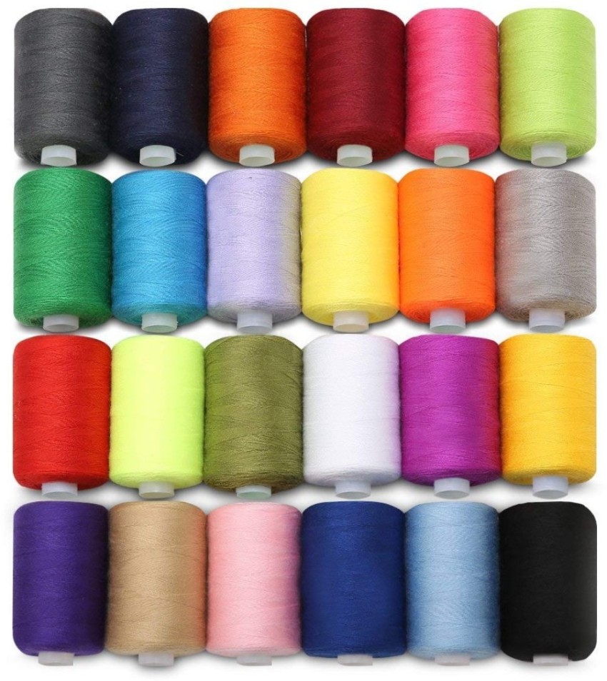 DIY Crafts Sewing Thread Mix 30 Color 250 Yards Each Polyester All