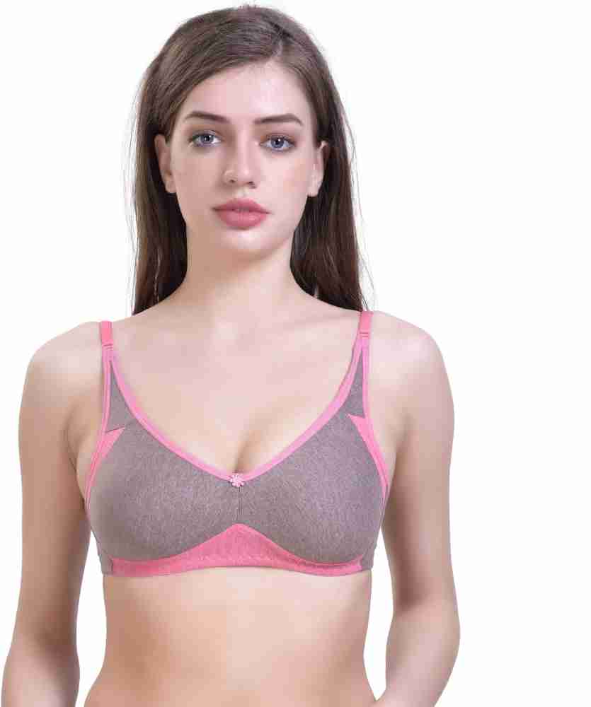 SKY BEAUTY Cotton Fabric Women Full Coverage Non Padded Bra - Buy SKY  BEAUTY Cotton Fabric Women Full Coverage Non Padded Bra Online at Best  Prices in India