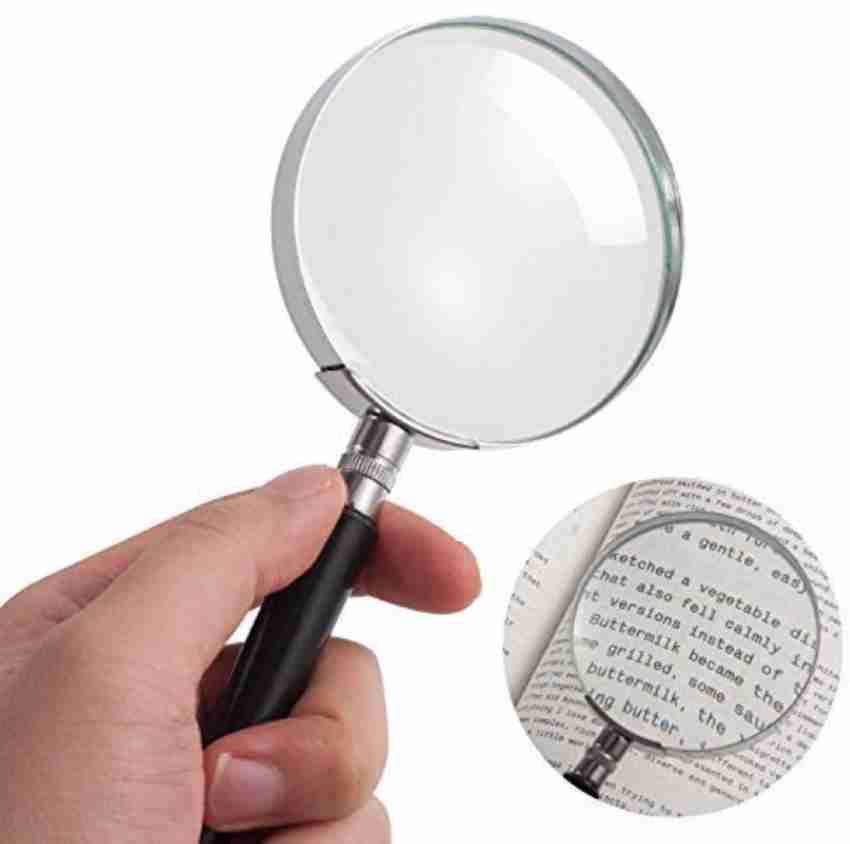 Magnifying Glass 6X Magnification Magnifier Handheld Magnifier for Science,  Reading Book, Inspection. (6X Handheld Magnifier)