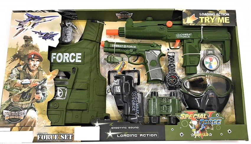 Army toy guns and gear best sale