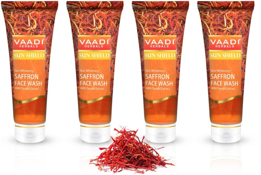 VAADI HERBALS Value Pack of 4 Skin Whitening SAFFRON FACE