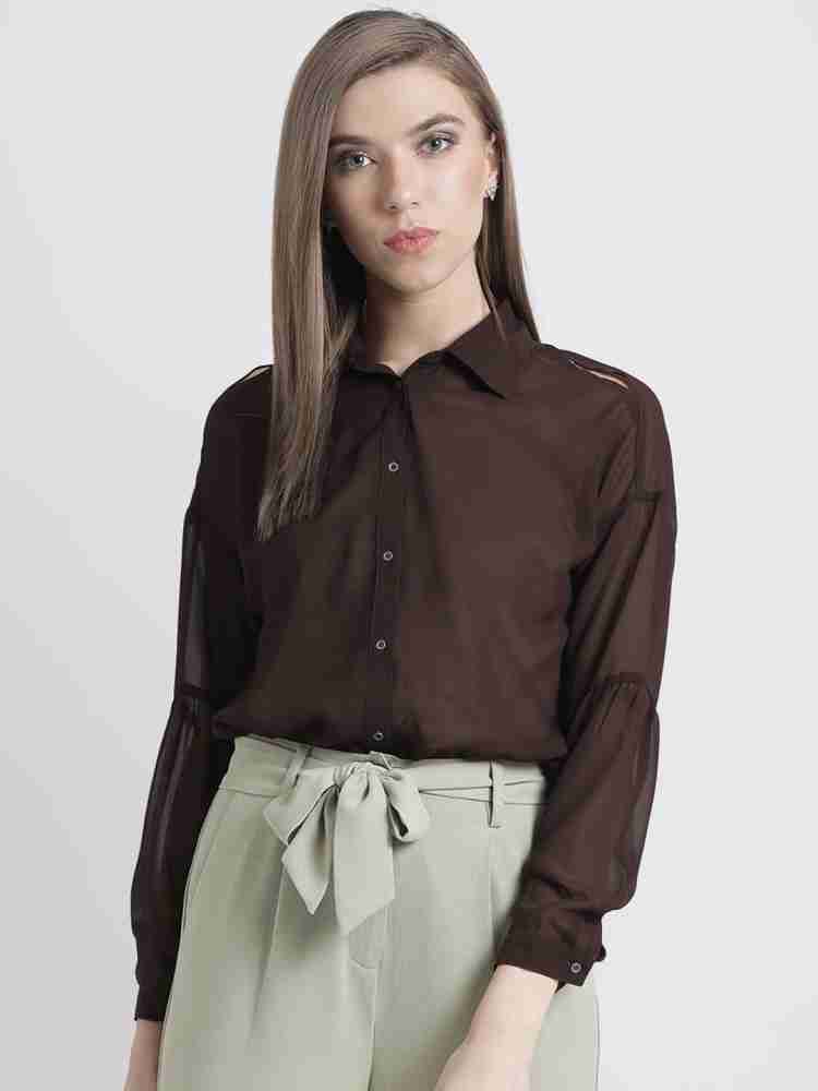 Black formal shop shirt for girls