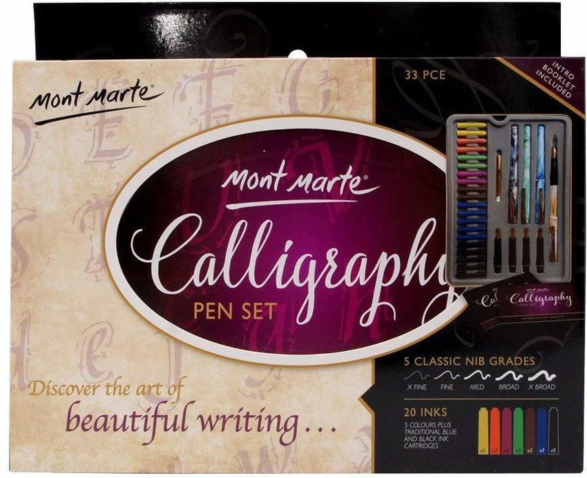 Flipkart Mont Marte Mont Marte Calligraphy Set 33 Piece