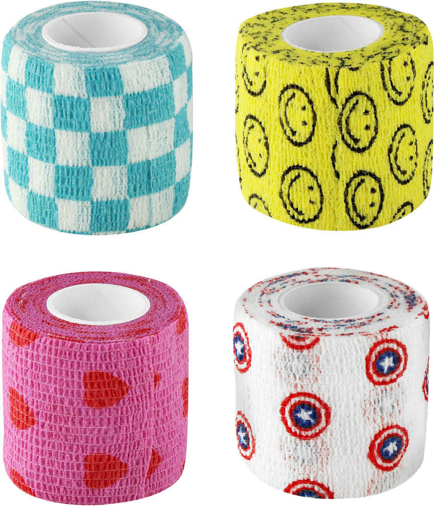 A TAPE Self Adhesive Bandage Cohesive Designer Prints 5 cm X