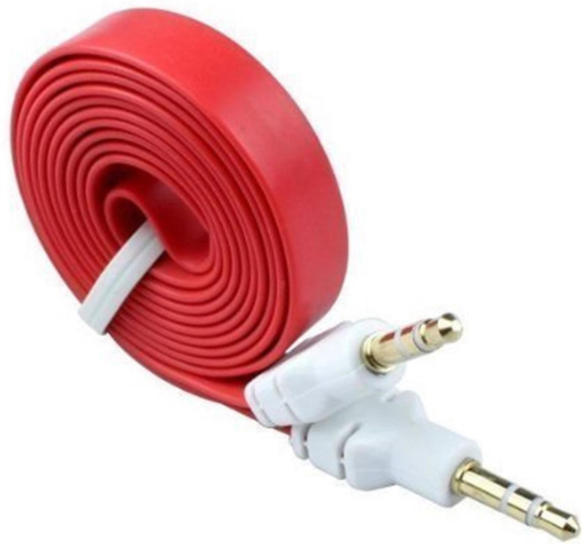 Triangle Ant AUX Cable 0.6 m 3.5mm Flat Aux Cable Noodle