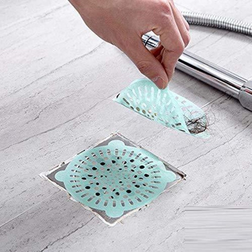 Disposable Floor Drain Sticker Bathroom Hair Catcher Stopper