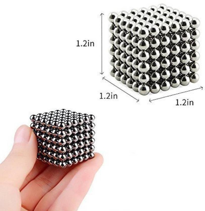 Modernist Solutions - 1000 Pieces 5 mm Magnetic Balls Fidget Desk Toy Games  Gadget Cube Educational Magnet Ball Toys Rare Earth Magnet Office