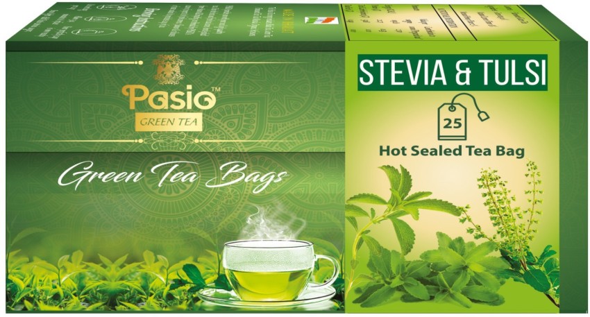 Buy Stevia Green Tea: Organic Green Tea with stevia - Assamica Agro