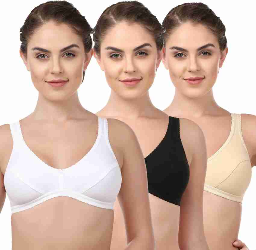 Rupa Softline Supriya White Color Sports Bra-SUPRIYAWHT