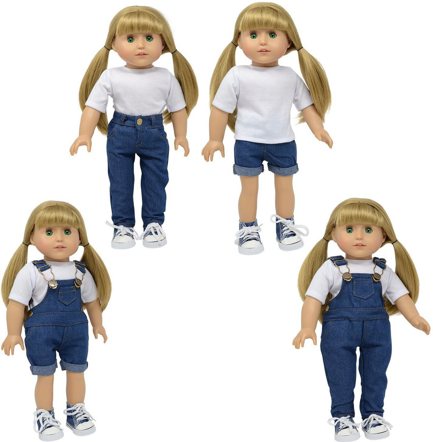 18 inch discount doll overalls