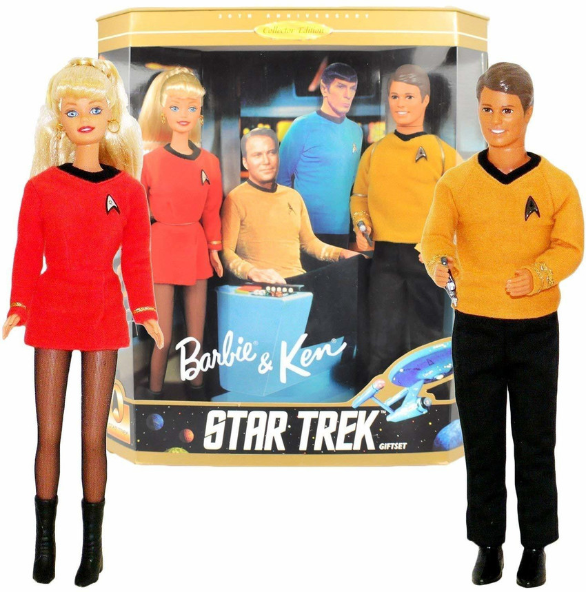 Barbie and ken top 30th anniversary star trek