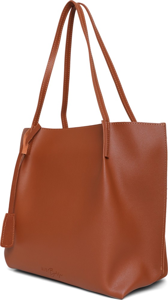 Buy MIO BORSA Women Brown Shoulder Bag Brown Online @ Best Price