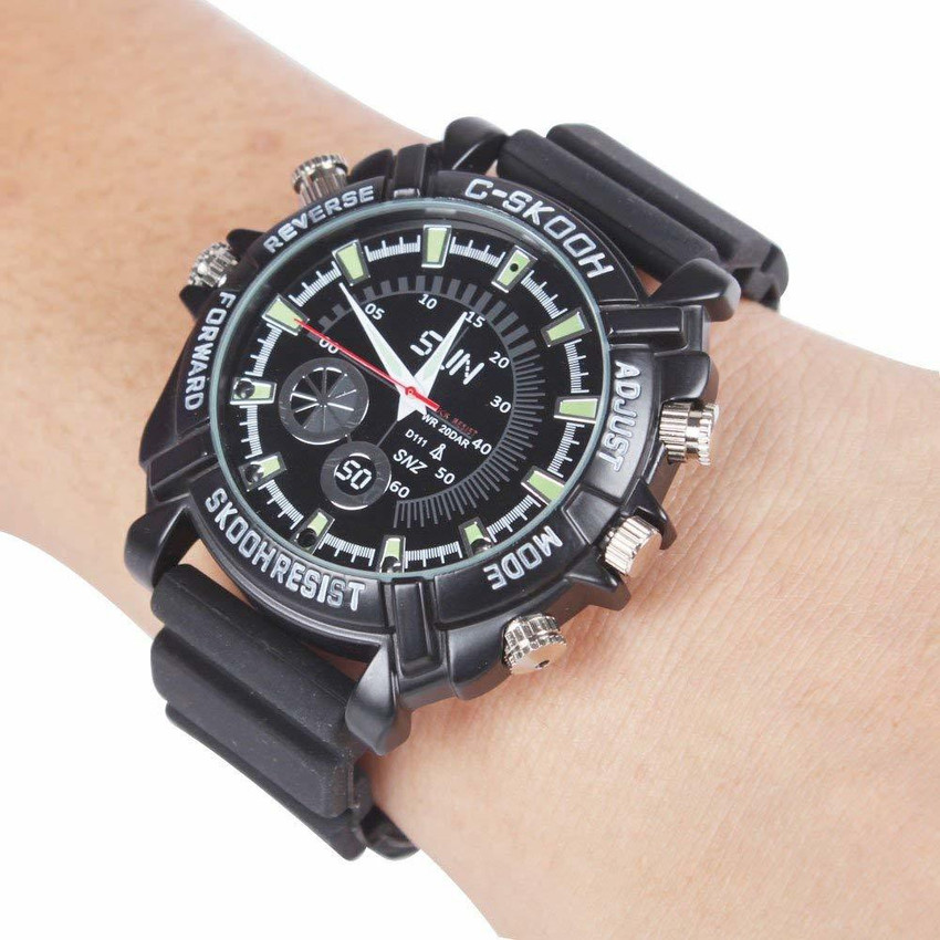 Spy wrist watch camera with night vision best sale