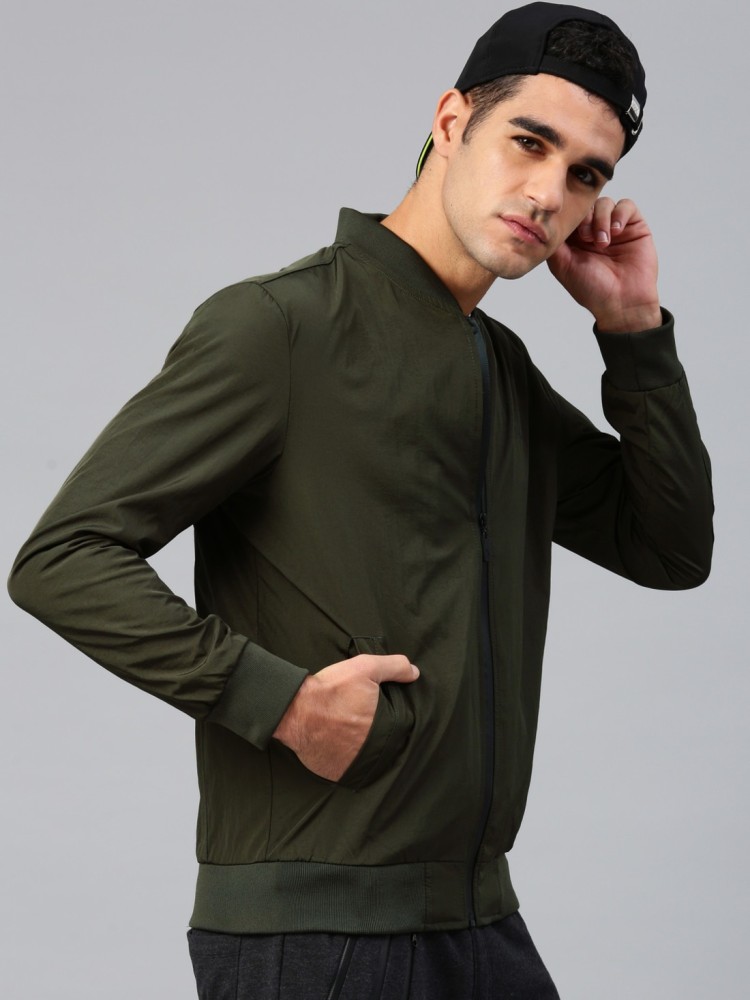 Hrx olive green outlet jacket