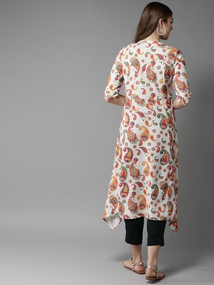 Moda Rapido Women Printed Trail Cut Kurta Buy Moda Rapido Women Printed Trail Cut Kurta Online at Best Prices in India Flipkart