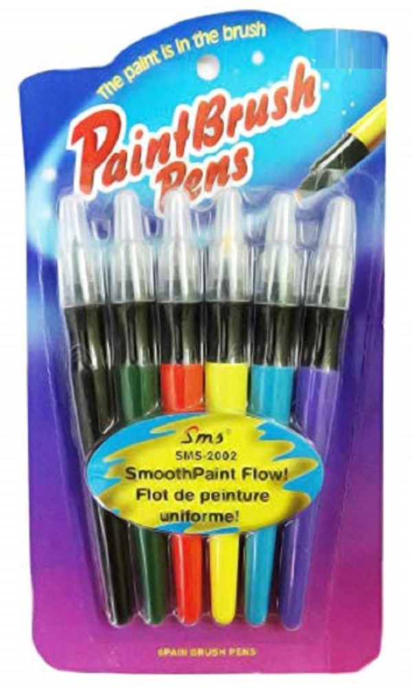 Quinergys ® 6 Colors Brush Pen Watercolor