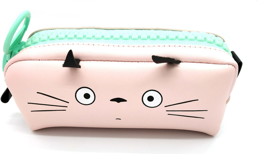 X Y SHOP Big Zipper Pouch Stationery Pen Case Portable Pencil Bag Pouch Pink Price in India Flipkart
