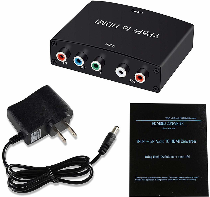 microware HDMI Adapter YPbPr to HDMI Coverter R L Componet YPbPr