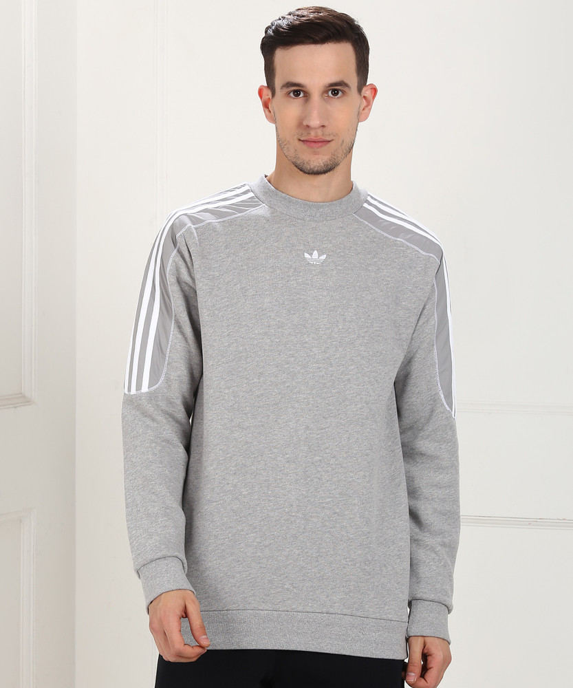Adidas full sleeve striped men's sweatshirt top