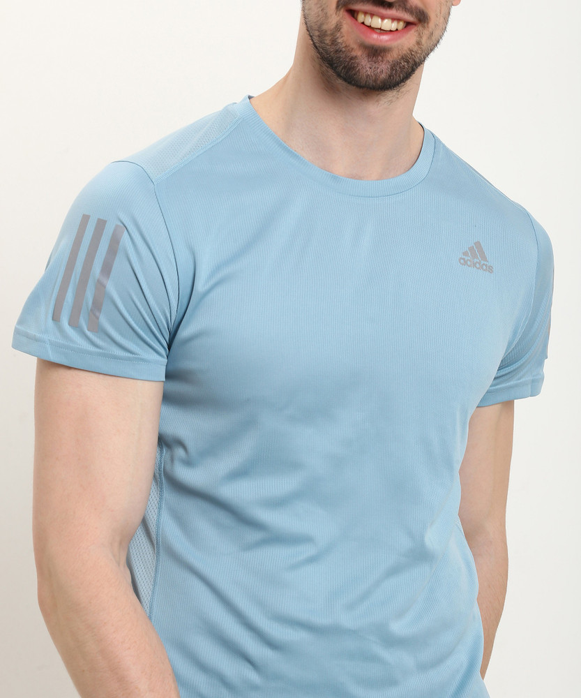 Adidas originals high-collar t shop shirt - ash heather