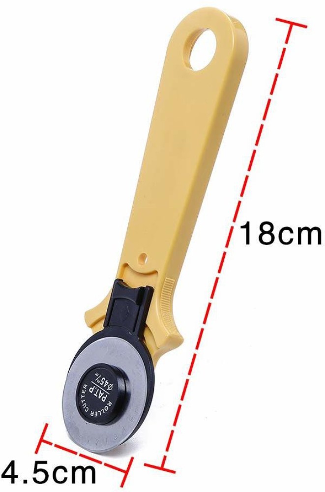 REHTRAD Stainless Steel Cutter Multi-Function Round Roller Knife Rotary Fabric  Cutter Price in India - Buy REHTRAD Stainless Steel Cutter Multi-Function  Round Roller Knife Rotary Fabric Cutter online at