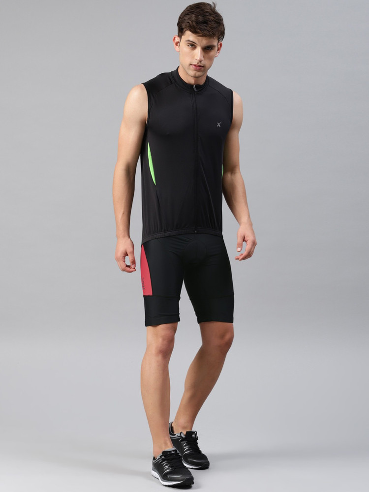 HRX by Hrithik Roshan Color Block Men Black Cycling Shorts Buy