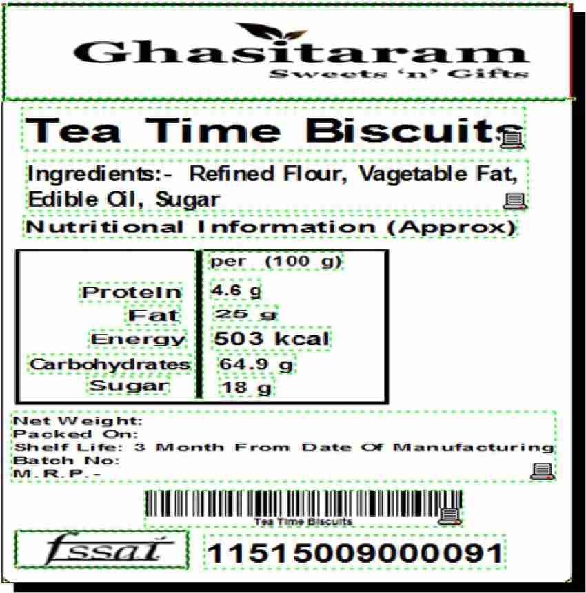 Biscuits Tea Time DELACRE 1Kg - prix pas cher chez iOBURO