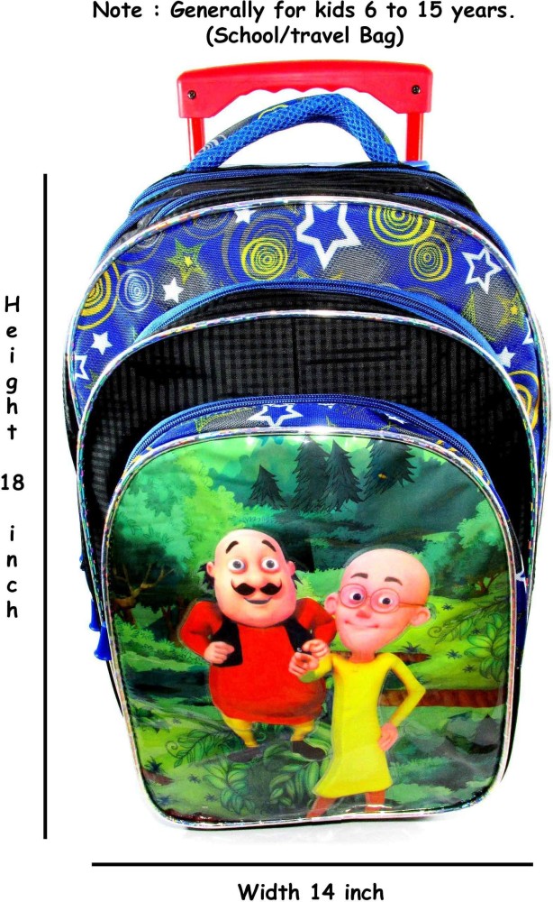 Motu patlu school bags in amazon sale