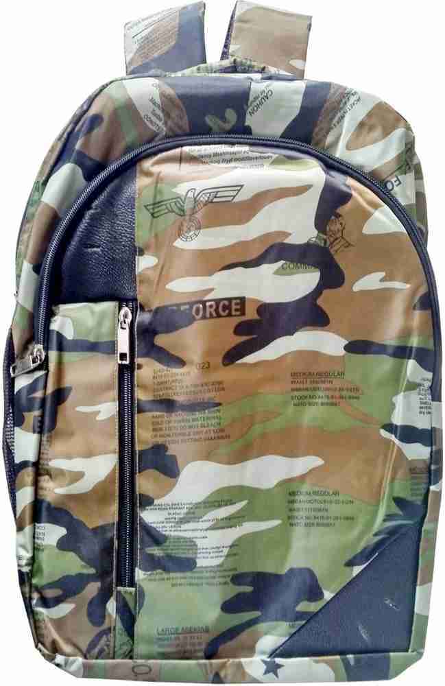 Army colour deals school bags