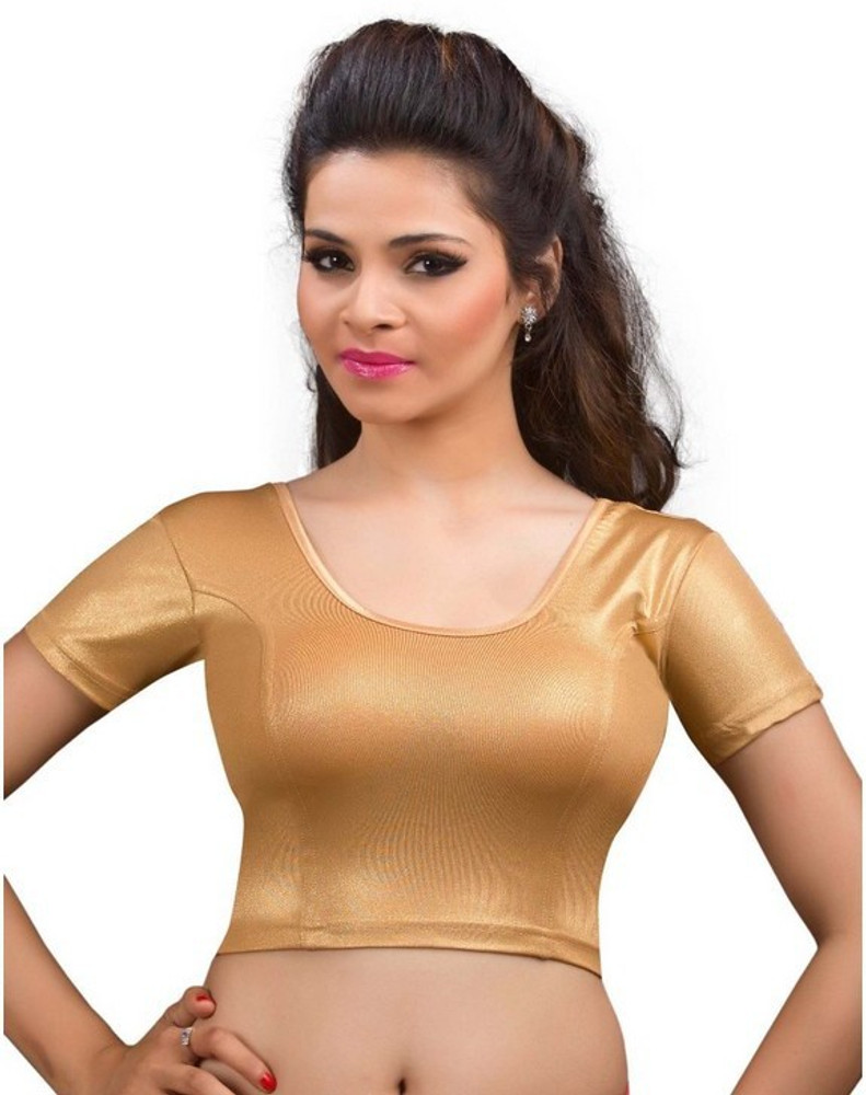 Vamas The Designer Blouses Round Neck Women Blouse Buy COPPER