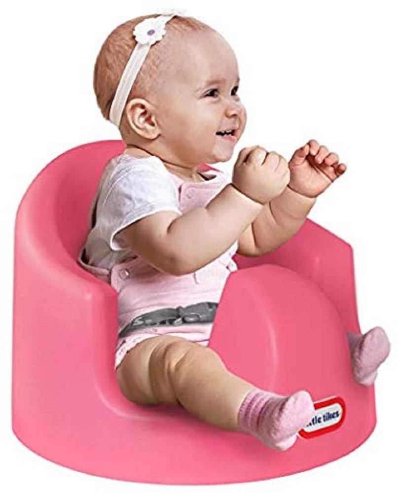 Powerpak Little Tikes PU Ergonomic Bumbo Chair My First Seat Baby Infant Foam Floor Seat For Play Feeding Time with Safety Belt Strap for 4 Months Kids for use as soon