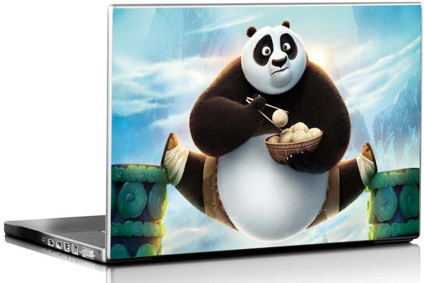 Stickers PC ordinateur portable Kun Fu Panda réf 16268 - Stickers Muraux  Enfant
