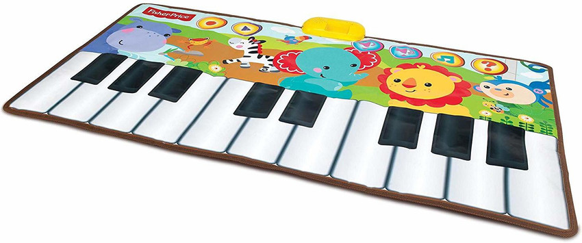 Fisher Price Music Piano Keyboard Rain Forest Dancin Tunes Step