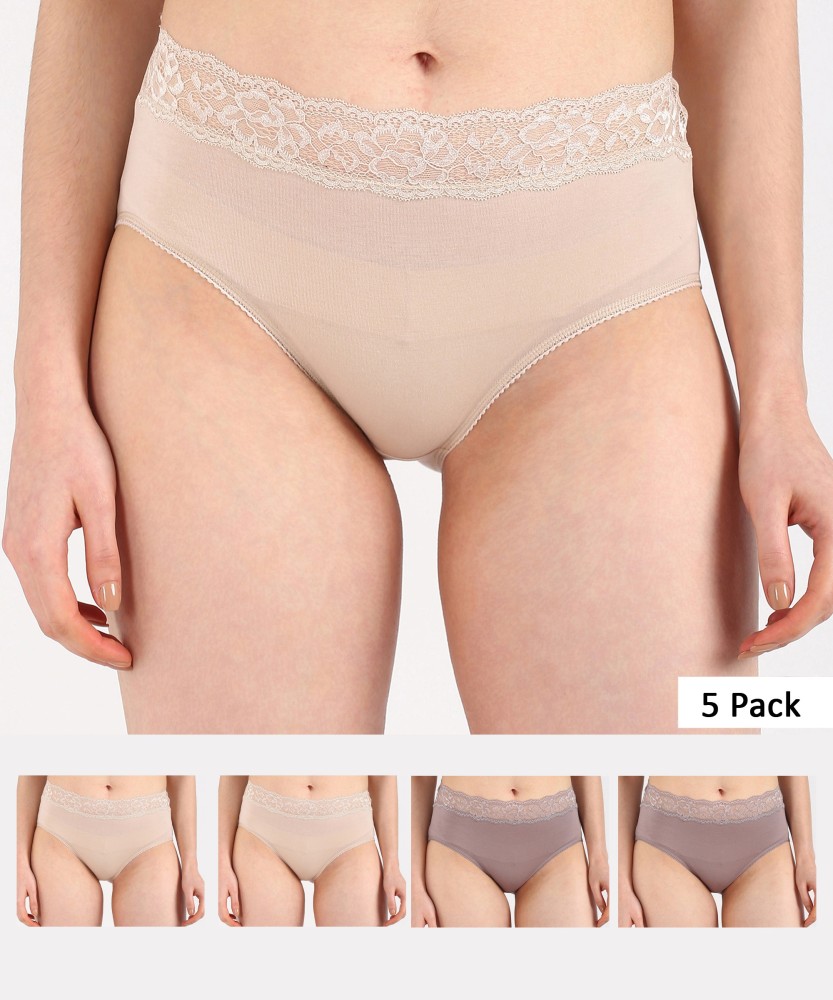 MARKS & SPENCER Women Hipster Purple, Beige Panty - Buy MARKS & SPENCER  Women Hipster Purple, Beige Panty Online at Best Prices in India