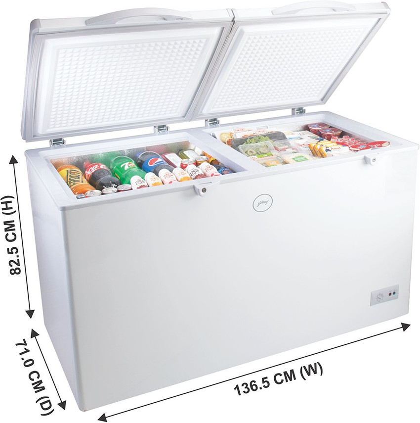 D fridge 400 store litre